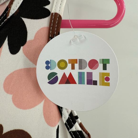 Dot Dot Smile Dress Size 3/4T NWT Floral Retro Flower Print Toddler Fit & Flare - Picture 4 of 11